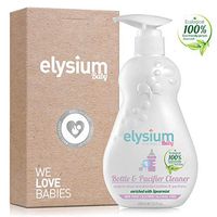 Premium Natural Baby Bottle Liquid Dish Soap by Elysium Eco World (TM): Superior Baby Bottles Cleaner/Sterilizer/Natural Antibacterial, Non-Toxic, Bottle, Ecological Formula