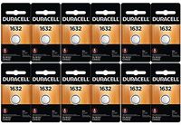 12-Pack Duracell 1632 Batteries 3.0 Volt Lithium Coin Button