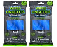 Lingettes Electronic Wipes 25 Count 2 Pack