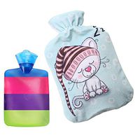 FANCY PUMPKIN 2000ml Hot Water Bottle Hot & Cold Relief #07