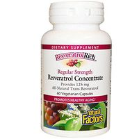 Natural Factors ResveratrolRich 500 mg, 60 vegi caps