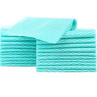 JEBBLAS Cleaning Towels Dish Towels and Dish Cloths Reusable Towels,Handy Cleaning Wipes, Great Dish Towel, Disposable, Absorbent, Dry Quickly 60 Sheets/Pack,Green