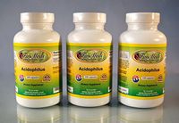 Acidophilus 500mg, Made in USA -(3 Bottles - 300 (3x100) Capsules)