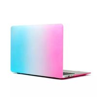 Protective ipad/tablet Case, Egmy Popular Matte Rainbow Hard Protector Case For Macbook air 11-inch PC Notebook Cover (D)