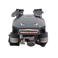 Cinhent Drone Accessories Kit, Shark Decoration Waterproof Decal Skin Sticker for DJI Mavic Pro RC Drone,Cute Sticker, Eazy to Stick for Your Quadcopter Remote Control Helicopter Toy, No Drone