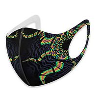 Mouth Masks for Dust Protection Anti Face Mask Washable Earloop Mask Blue Mandala