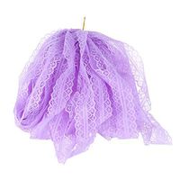 Toyvian Lace Packaging Ribbon DIY Gift Decoration for Gift Wedding Store Flower (Purple, 2.8cmx15m)