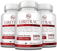 Uritrac - Soothe Painful UTI Symptoms - Cranberry and Lingonberry All Natural - 3 Bottles Supply