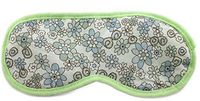 ObboMed ME-1110C Soothing Silk Eye Sleep Mask with Cooling Gel Pack and Extra Smooth Velour Strap, Cold Therapy Relief Wrap, for Insomnia, Dry, Puffy Eyes, Headache, Wrinkles, Dark Circles – Floral