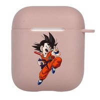 Phoetya Dragon Ball Z Airpod Case, Japanese Anime Airpods Cover, Portable & Protective Silicone Cover Case for Apple Airpods(Pink)