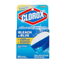 Clorox Bleach & Blue Automatic Toilet Bowl Cleaner Rain Clean Scent - 2 PK