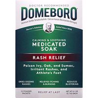 Domeboro Medicated Soak Rash Relief, 12 Powder Packets
