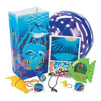 PAPER DOLPHIN FILLED TREAT BAG (1PC) - Party Supplies - 1 Piece