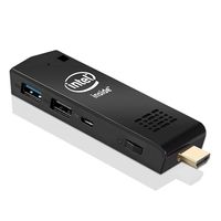 HIRUNS Mini PC Intel Z8350 Windows 10 Pro Computer Stick 4GB DDR3/64GB eMMC Support 4K HD,Dual Band WiFi,USB3.0/USB2.0,Bluetooth 4.2