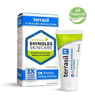 Shingles Treatment Cream - 3X Triple Action Formula 100% Guaranteed Patented All Natural for Herpes Zoster Outbreaks Causing Painful Rash and Nerve Pain by Terrasil