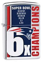 Zippo NFL Super Bowl LIII 6X Champions