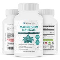 Advanced Magnesium Glycinate 425mg, 100% Chelated, 60 Capsules – Promotes Restful Sleep, Relaxation & Heart Health – USA – 1 Month