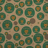 GRAPHICS & MORE I'm The Cat's Whiskers Funny Humor Premium Kraft Gift Wrap Wrapping Paper Roll
