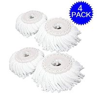 Lot Of 4 Replacement Mop Micro Head Refill Hurricane For 360° Spin Magic Mop New