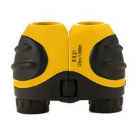 Yellow Kids Binoculars 8 X 21 for Bird Watching, Watching Wildlife or Scenery, Game, Mini Compact and Image Stabilized, Best Gifts for Children