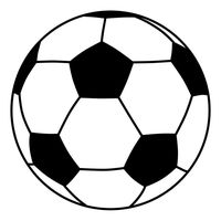 Soccer Ball Black Vinyl Decal Sticker for 13" Macbook Laptop Computer