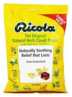 Ricola - Natural Herb Cough Drops Original Natural Herb - 50 Drops.pack of 2