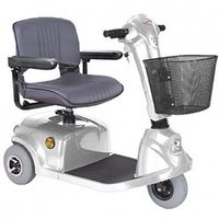 CTM - HS-320 - Mid-Range Travel Scooter - 3-Wheel - Silver