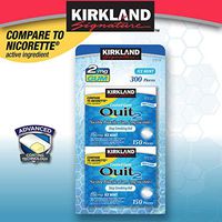 Kirkland Signature Quit Ice Mint Gum 2mg, 300 Pieces