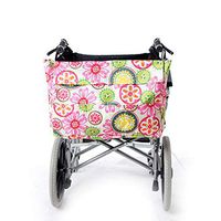 Fushida Wheel Chair Bag - Walker Storage Tote Accessory for Carrying Loose Items and Great Mother - Travel Messenger Backpack for Men, Women, Handicap, Elderly - Accessible Pouch and Pockets(FGJ184)