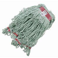 Rubbermaid 24 oz Green Web Foot Mop Head with 1"W Head Band
