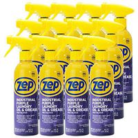 New! Zep Industrial Purple Laundry Oil and Grease Stain Lifter and Pre-Treater (Case of 12) Great from Industrial Grease to Food Grease…