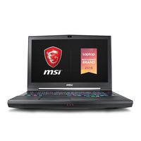MSI GT75 TITAN 4K-012 17.3" Extreme Gaming Laptop NVIDIA RTX 2080 8G, 4K G-Sync, Intel i9-8950HK (6 cores), 16GB, 256GB NVMe SSD, Thunderbolt 3, Per Key RGB, Win 10 Pro, Aluminum Black