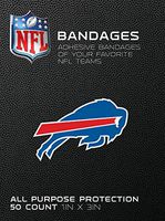 NFL Officially Licensed Bandages, 1"x3", 50/box (Buffalo Bills)