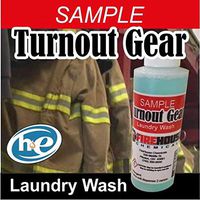 Sample Turnout Bunker Gear Laundry Detergent Wash