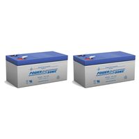 Power Sonic PS-1230 12V 3AH Battery for Poulan WLT24 Weed Eater C-Max - 2 Pack