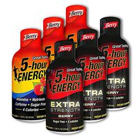 5 Hour Energy, 3 Berry + 3 Extra Strength Berry, 6 Count