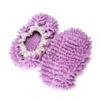 MOP Dust Slippers Microfiber Shoes Floor Cleaner Clean Easy Home Bathroom Office Kitchen