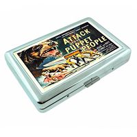 Metal Silver Cigarette Case Vintage Poster D-193 Attack of The Puppet People