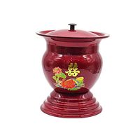 Goquik Stainless Steel Potty/Potty Urinal Basin Pelvic Potty with Lid Adult Bedroom Design to Prevent Odor Escape/Urinal Potty, Toilet (Color : A)