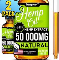 Full Spectrum Hemp Oil for Pain Relief - 100% Natural Hemp Seed Oil Made in The USA - Anxiety, Stress & Sleep Relief - Omega 3, 6, 9 & Vitamins B, C, E