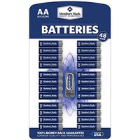 Member's Mark AA Alkaline Batteries - 48 pk.