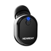 NENRENT S610 Bluetooth Earbud, Smallest Mini V4.1 Wireless Bluetooth Headset Earpiece Headphone Earphone with Car Charger Mic Hands-Free Calls for Cellphones Android Smart Phones(Black)