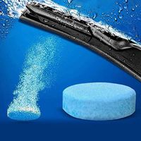 Misszhang-US 10Pcs Car Windshield Glass Cleaner Effervescent Tablet Detergent Agent Pills White