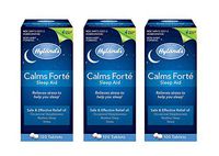 Sleep Aid Tablets, Calms Forte by Hyland's, Natural Anxiety, Stress, and Insomnia Relief Supplement, 100 Count (Pack of 3) Packaging May Vary