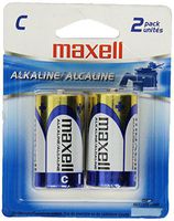 Maxell 723320 Long-Lasting High Value Dependable Alkaline Battery Ready-to-go High Compatibility C Cell 2-Pack