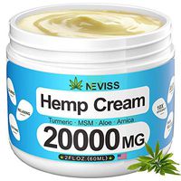 Hemp Cream for Pain Relief (20000 mg) - Natural Hemp Pain Relief Cream for Back Pain, Knee Pain, Neck Pain & Joint Pain Relief, Premium Hemp Pain Cream for Inflammation & Muscle Pain - Made in USA