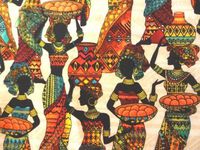 'NUGGLEBUDDY New! Microwavable Moist Heat & Aromatherapy Organic Rice Pack-Cold Pack. Gorgeous Women of Africa Fabric Infused with LAVENDER & LEMONGRASS Aromatherapy! The Perfect Gift!