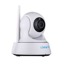 LONNKY Wireless WiFi Surveillance CCTV Cameras,1080P Pan and Tilt,P2P Mobile Remote Viewing, Crystal Clear Day and Night Vision for Monitoring Baby, Pets, Nancy, Elder etc. Audio &Video Recording