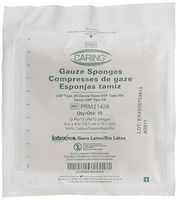 Medline PRM21426 Caring Woven Sterile Gauze Sponge, 4" x 4", 12-Ply (Pack of 1280)