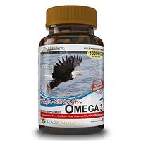Omega 3 for Men, Women & Children, Dr. Elizabeth’s Omega 3 by Vitaorganics, Best 100% Certified Sustainable, Wild Caught, Cold Pressed Fish Oil Supplement, from the Cold Clear Waters of Alaska